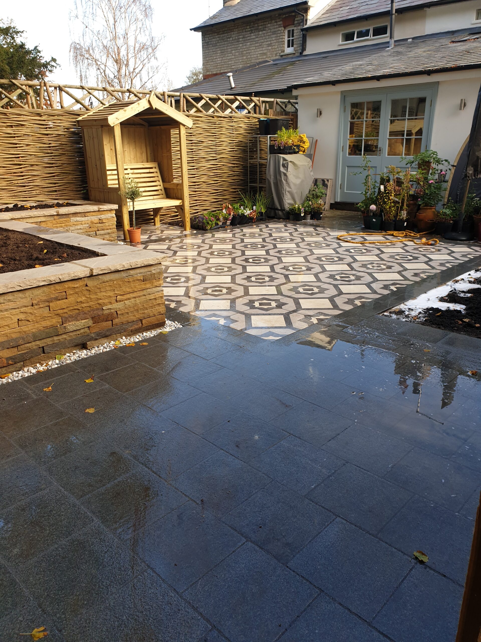 Professional landscaping transformation in Cambridge